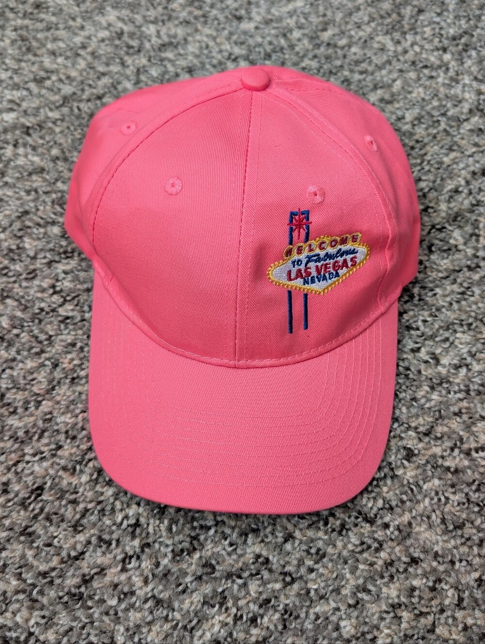 Hot Pink Las Vegas Baseball Hat Cap NWOT